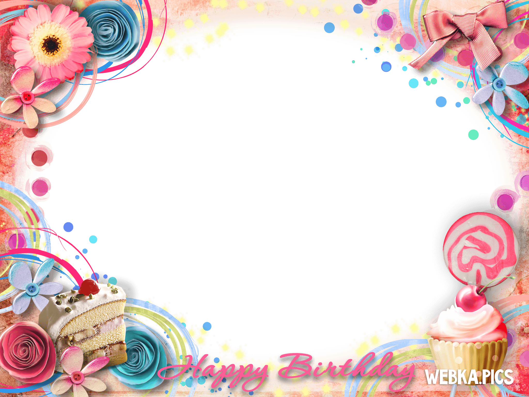 Frame Picture Frame Transparent Background Frame Happy Birthday Png